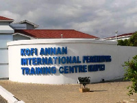 Entrance of the Kofi Annan International Peacekeeping Training Centre (KAIPTC) in Accra