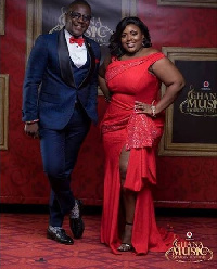 Red carpet hosts A.J Sarpong and Johnnie Hughes