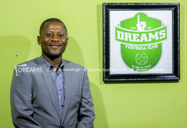 Dreams FC assistant coach Wilfred Dormon