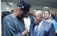 Haruna Iddrisu with President Akufo-Addo