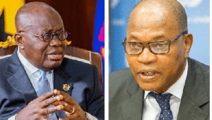 President Nana Addo Dankwa Akufo-Addo and Mohamed Ibn Chambas