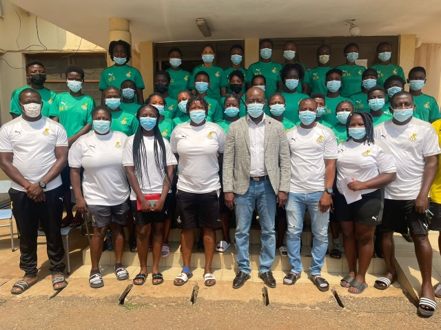 GFA President with the Black Maidens