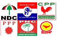 Logos of some political parties in the country