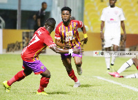 Accra Hearts of Oak winger, Patrick Razak and forward Afriyie Barnieh