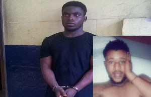 Benjamin Akwei in police custody