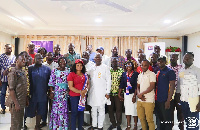 Hon. Boakye Agyarko met with Regional Officers and Constituency Chairmen