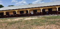 The 3-unit classroom block at Kramokrom