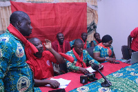 File Photo: Aggrieved Members of NAGRAT addressing a press conference