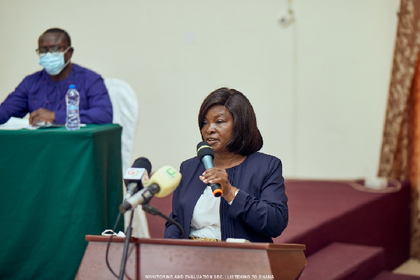 Gifty Ohene Konadu, National Coordinator of Monitoring and Evaluation Secretariat