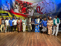 Patrons at the event held at the National Theatre in Accra