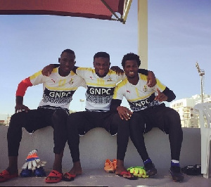 From Left: Richard Ofori, Fatau Dauda and Razak Brimah.