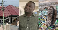 Nelson Boateng is building houses and producing pavement blocks with plastic waste in Ghana