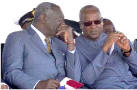 Former President John Agyekum Kufuor and John Mahama