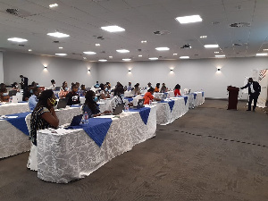 A cross section of some participants during the launch in Accra