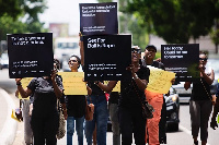 Some of the protesters