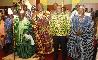 President Nana Akufo-Addo and some eminent chiefs