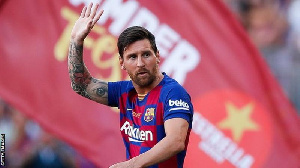 Barcelona captain, Lionel Messi