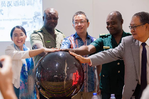 Stakeholders at the launch of the Chinese program