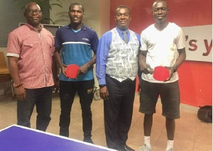 Table Tennis Derek Abrefa Emmanuel Commey