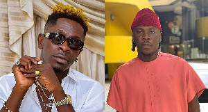 Shatta Wale (L) and Stonebwoy