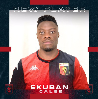 Ghanaian striker, Caleb Ekuban