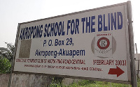 File photo: Akropong school for the blind