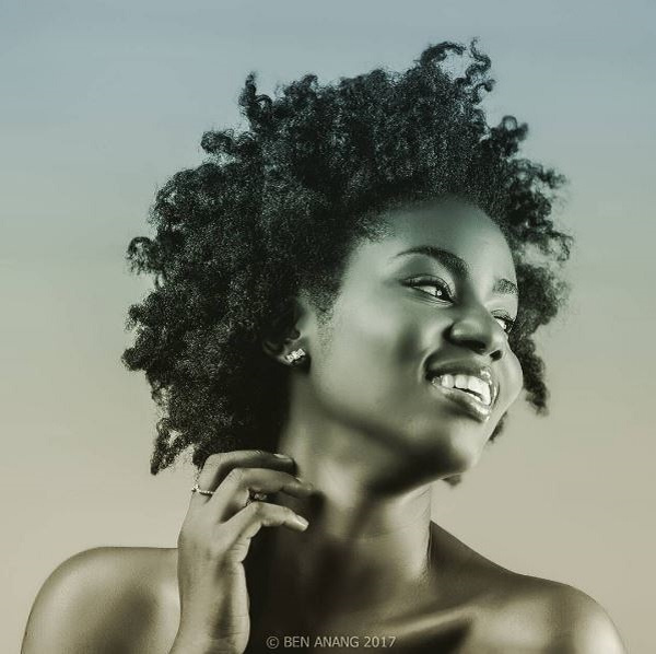 MZvee rocks in natural hair