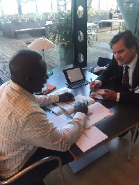 The goal of the trade mission is to promote cooperation between Ghanaian and Dutch businesses