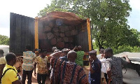 Photo of the impounded truck