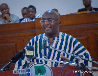 Vice President Dr. Mahamudu Bawumia embracing the National Chief Imam