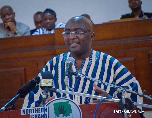 Vice President Dr. Mahamudu Bawumia embracing the National Chief Imam