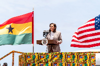 Kamala Harris in Ghana