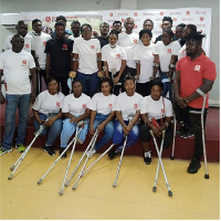 The first female amputee football team