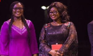 Spokesperson for former president John Mahama, Joyce Bawah Mogtari and Maame Efua Sekyi-Aidoo