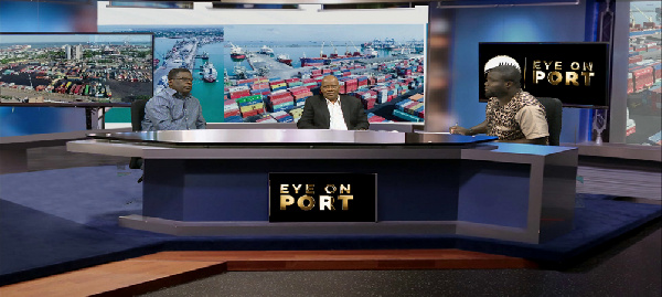 Panelists on the Eye on Port show