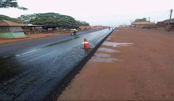 The road has been tarred after several complaints from residents