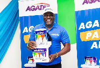 Mikkie Osei Berko is brand ambassador for Agatex Paint