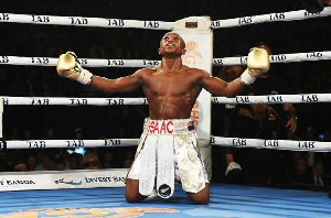 Ghanaian boxer, Isaac Dogboe