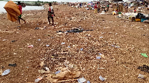 The Akateng community has been engulfed in filth