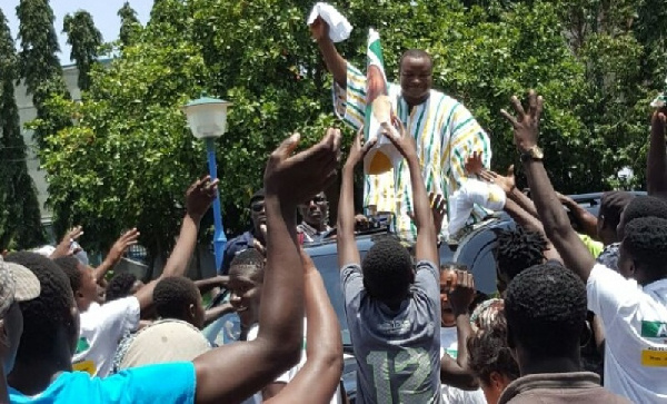 Hassan Ayariga during his manifesto launch