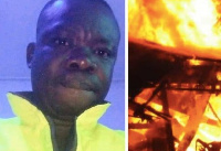 Man who set his girlfriend's home ablaze