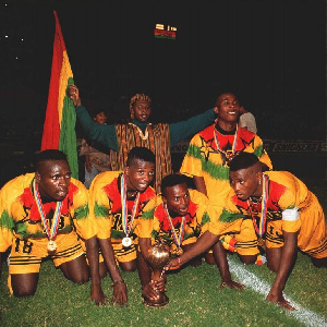 Some players of the Black Starlets squad that beat Brazil 3-2 to win u17 World Cup