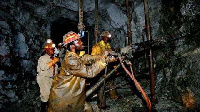 File photo: Some miners working in a concession