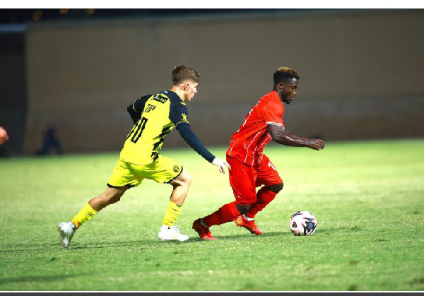 Mathew Cudjoe in action for Bnei Sakhnin