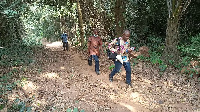 The teachers walk for miles to get to the school