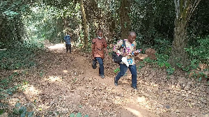 The teachers walk for miles to get to the school