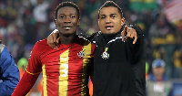 Former Black Stars duo, Asamoah Gyan and Kevin-Prince Boateng