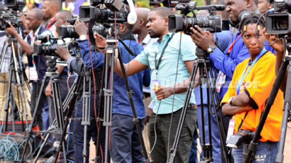 A photo of Ghanaian journalists