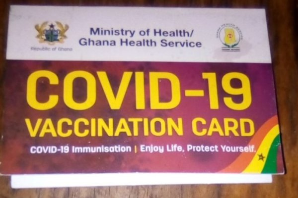 COVID-19 vaccination card