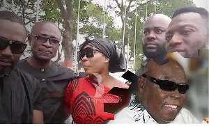 Some actors present at the Funeral of late Mac Jordan Amartey